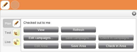 Plan Status Checked Out