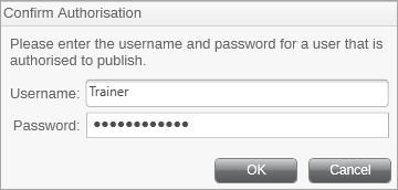 Confirm Authorisation