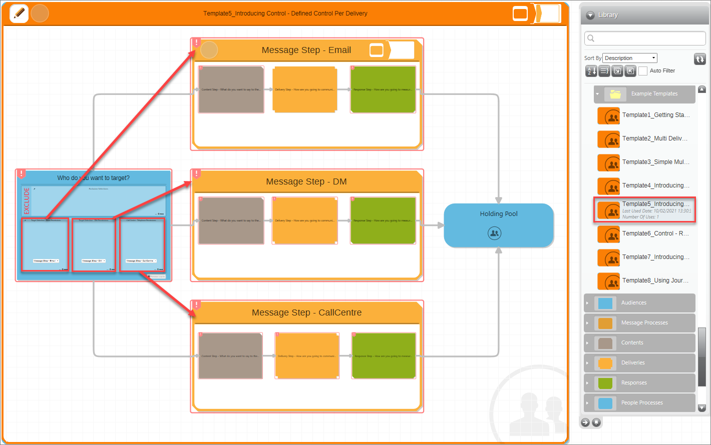 Example Template 5 - Introducing Control