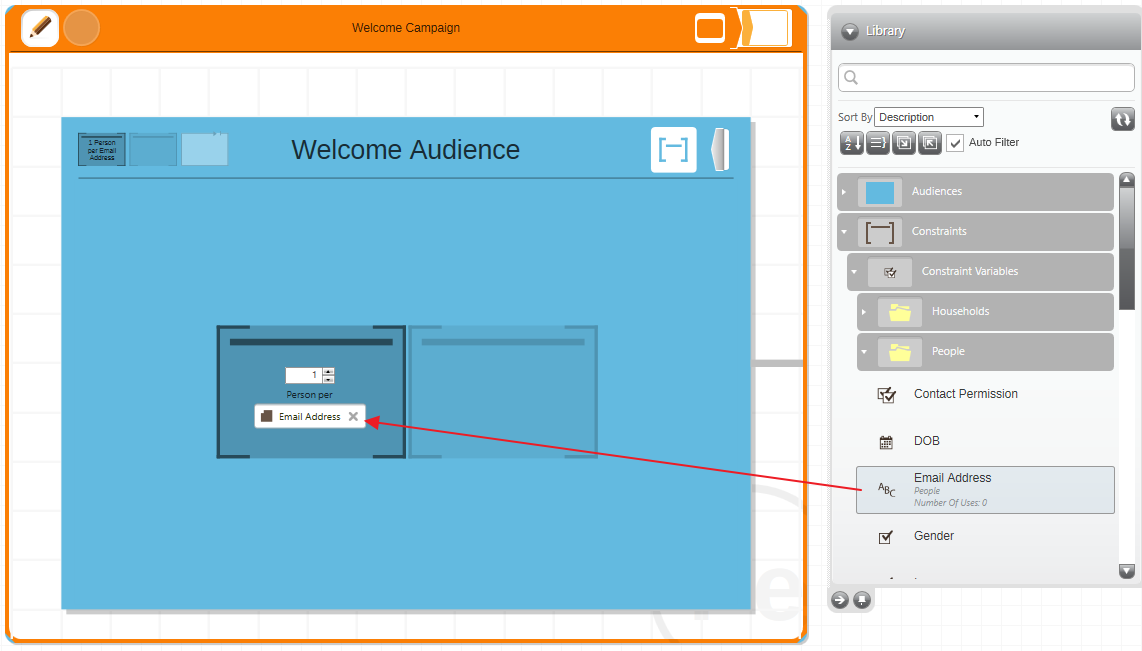 Adding a Grouping Constraint