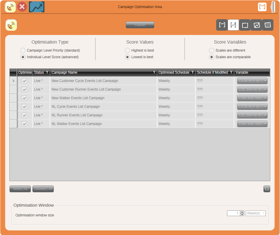 Criteria View