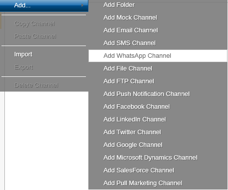 Channel Editor