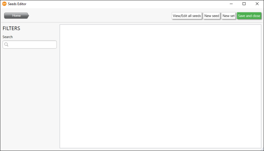 Seeds Editor