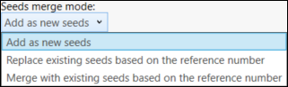Seeds Editor Import Options