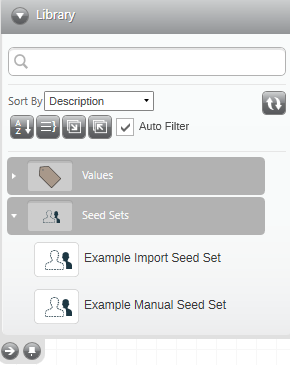 Library Seed Sets