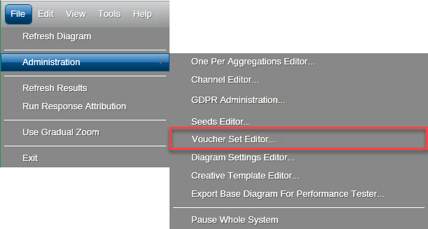Voucher Set Editor