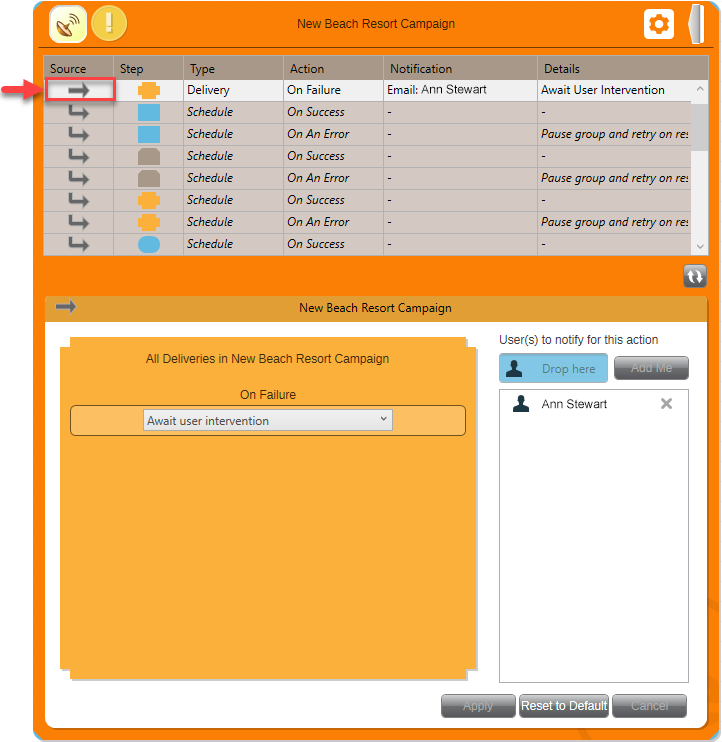 Settings View Override Applied
