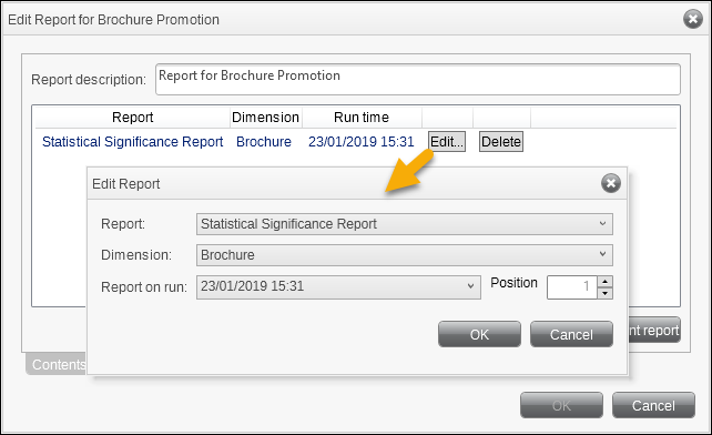 Scheduled Report Editor - Edit Report Parameters