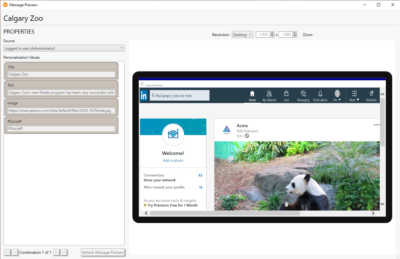 LinkedIn Preview LinkedIn Preview