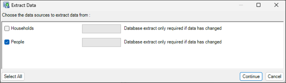 Extract data