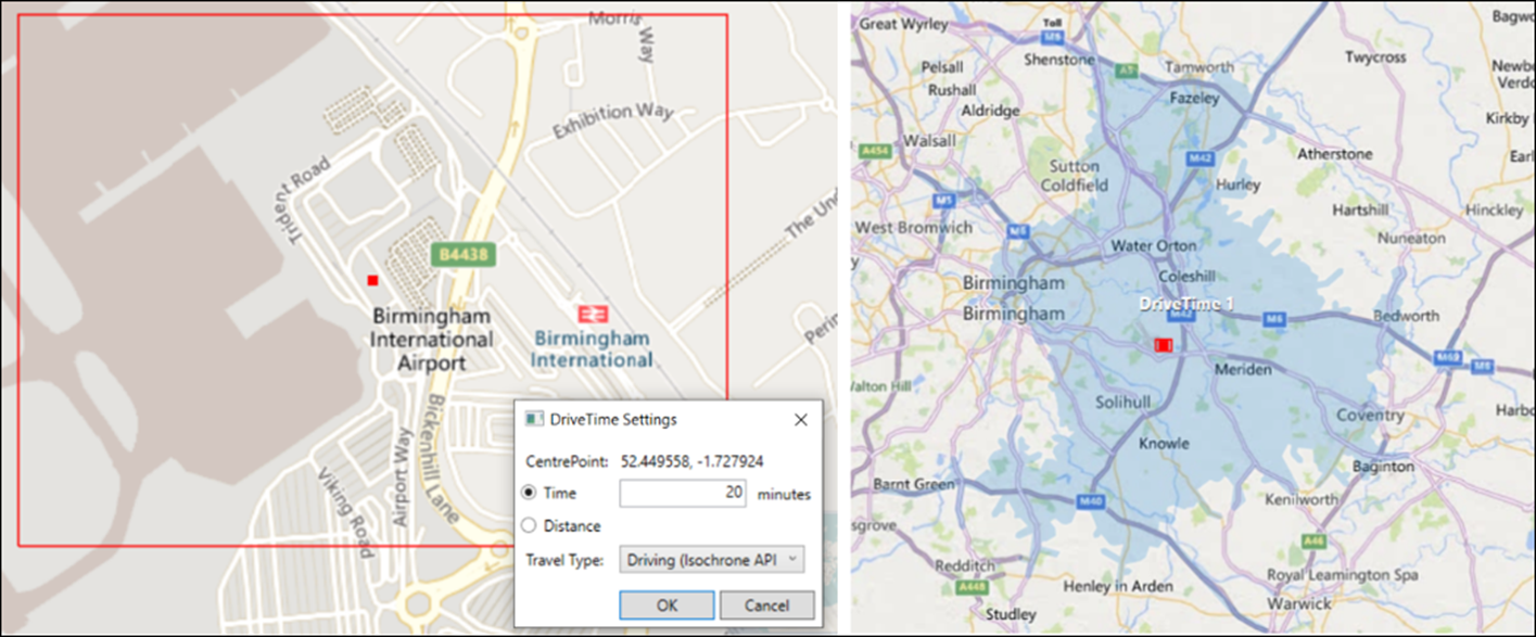 Extended DriveTime calculation