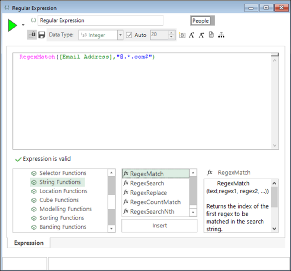 Regular expression