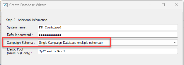Single Database Multiple Schemas