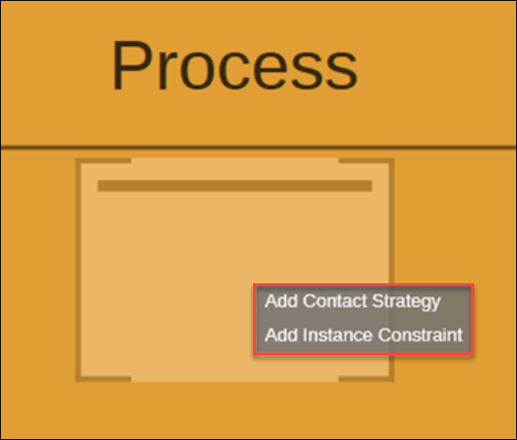 Process constraints
