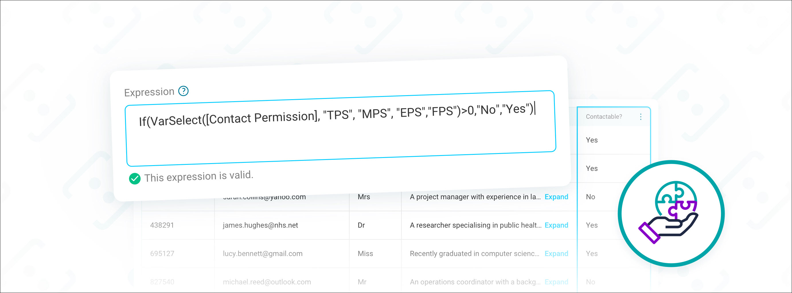 Expression support in data grids