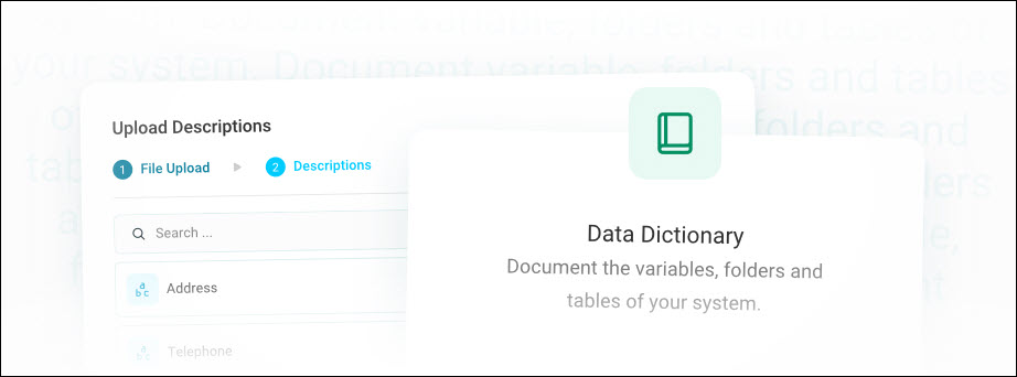 Data dictionary Data dictionary