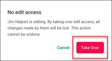 Take Over a Locked Channel Editor