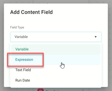 FS expressions in message personalisation