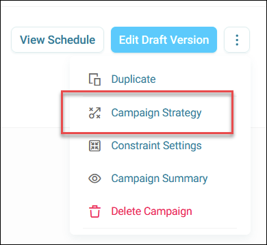 Campaign strategy