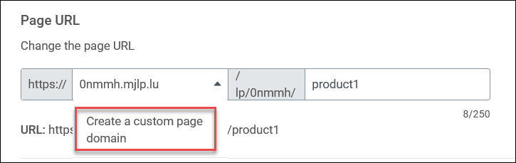 Custom domain