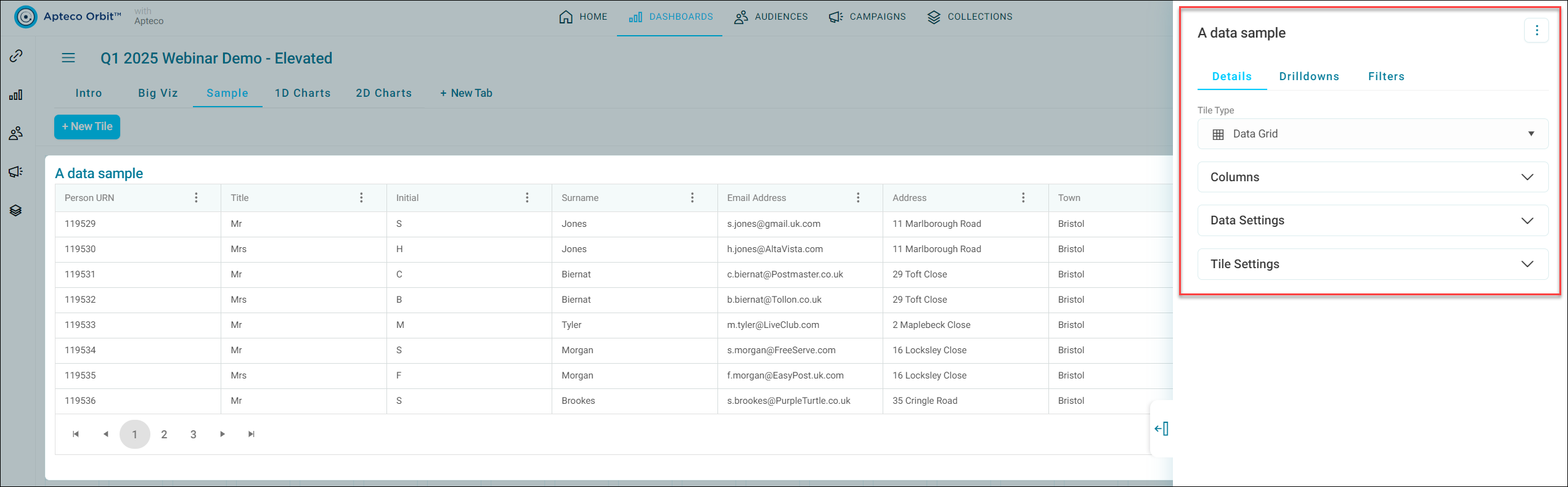 Data grid editing