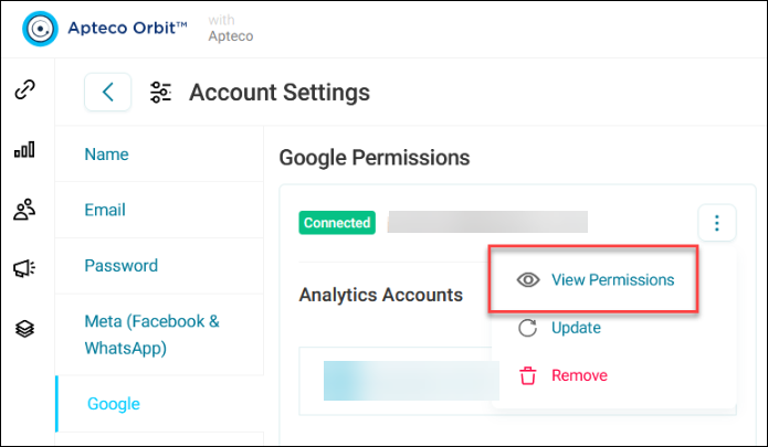 Google permissions