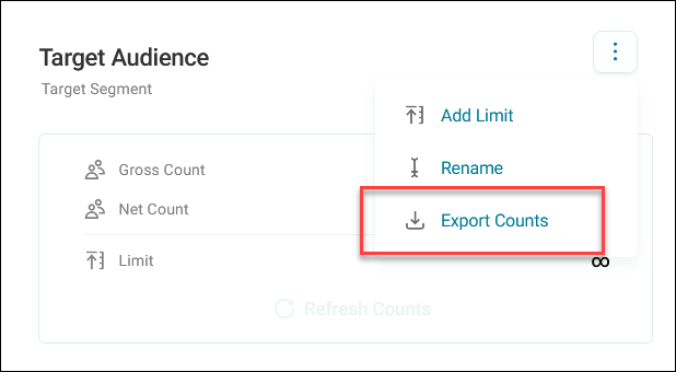 Export counts