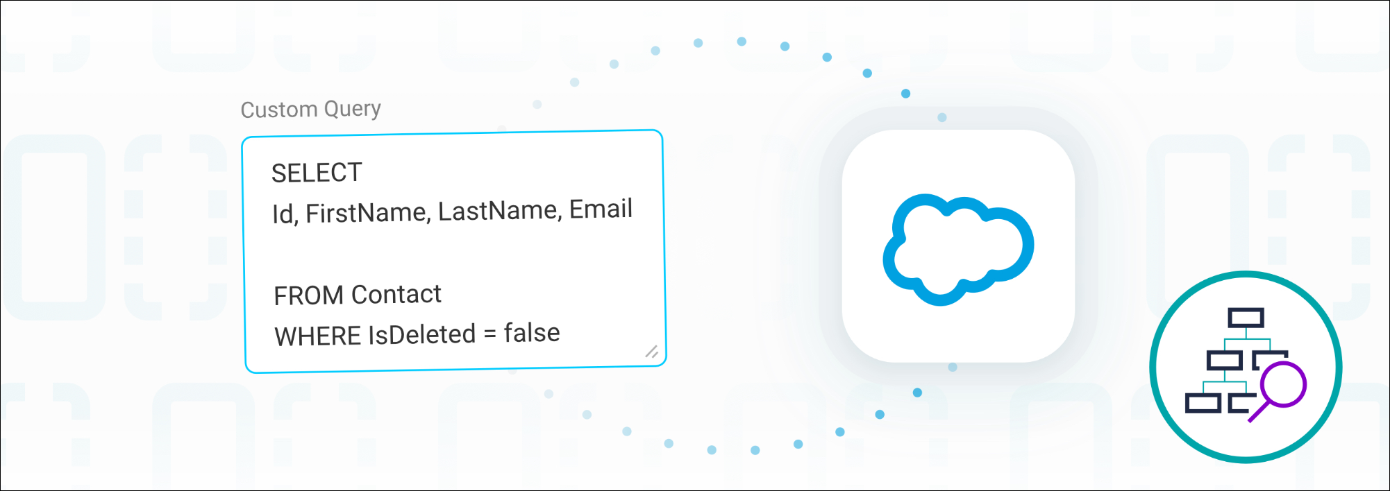 Custom queries for Salesforce data sources