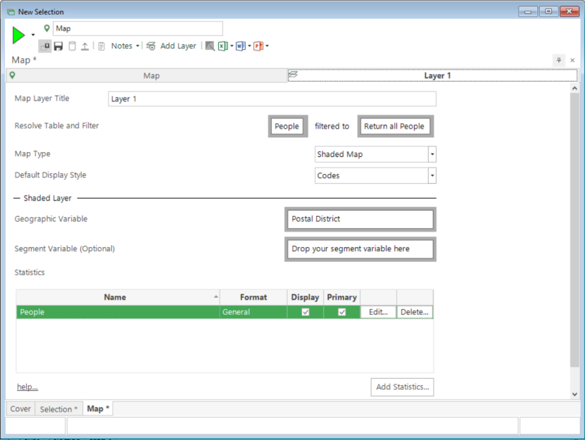 Layer 1 settings